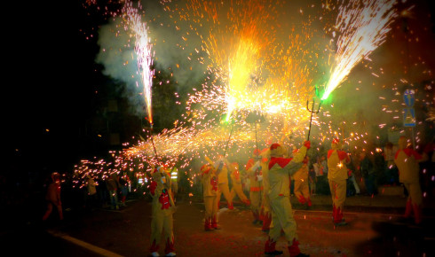 Correfoc d'Olesa Tremola. Foto: Georgina Muñoz