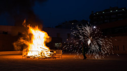 Foguera de sant joan foto de tomas munoz