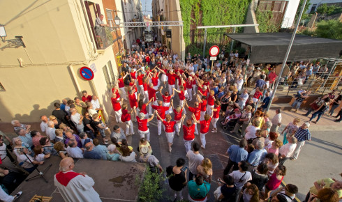 Ambient festiu el dia de l'Ofrena a Santa Oliva. Foto: Jaume Morera Barreda