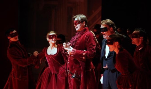 Representació de l’òpera “Norma” de Bellini en directe des del Gran Teatre del Liceu de Barcelona. Foto: Liceu