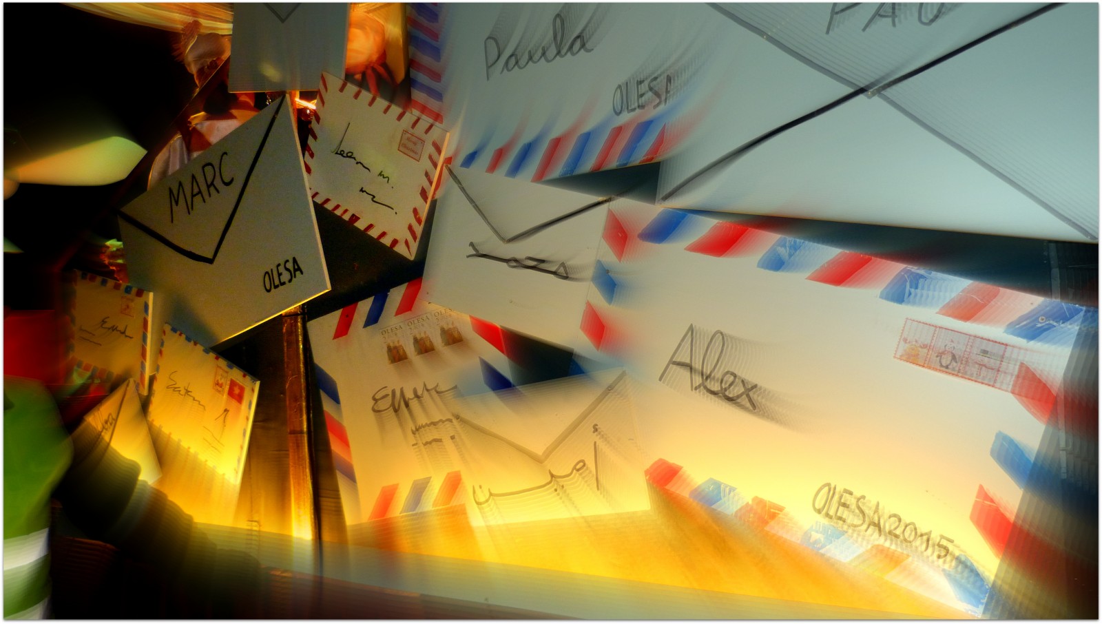 Les cartes dels nens i la petició dels seus regals. Foto: Georgina Muñoz