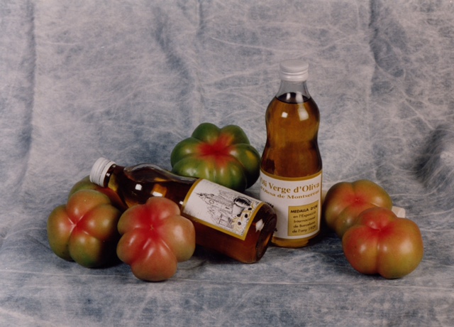 Tomate de Montserrat et huile d'Olesa