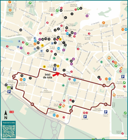 Mapa Volta 5-L'Eixample